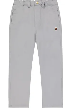 BAPE Bestickte Hose Tuck aus Twill
