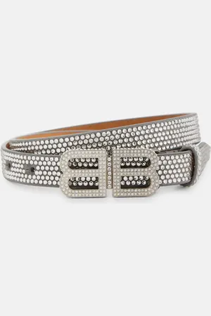 Balenciaga Gürtel BB Hourglass mit Kristallen