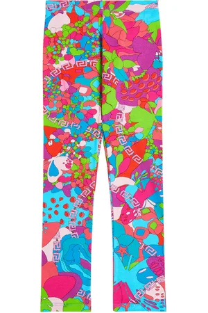 VERSACE Leggings aus einem Baumwollgemisch