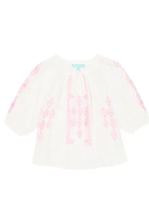 Melissa Odabash Bestickte Bluse Baby Aliyah