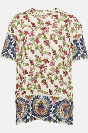 Etro Bedrucktes T-Shirt aus Baumwolle
