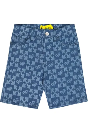 OFF-WHITE Bermuda-Shorts Arrows aus Denim