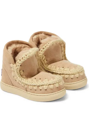 Mou Sneakers aus Veloursleder mit Shearling