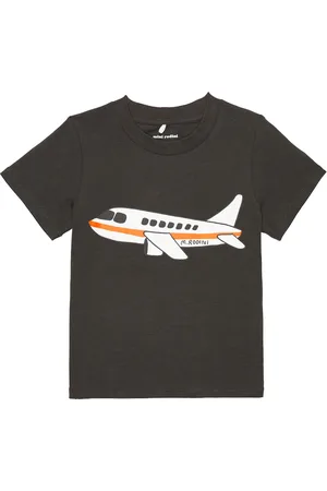 Mini Rodini T-Shirt Airplane aus Jersey