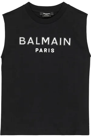 Balmain Top aus Baumwoll-Jersey