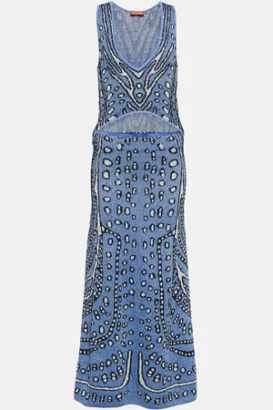 Altuzarra Midikleid Hannah aus Jacquard-Strick