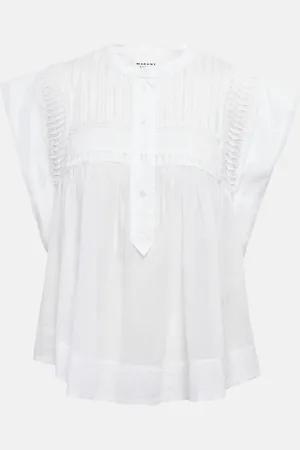 Marant Etoile Bluse Leaza aus Baumwolle