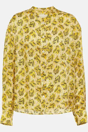 Isabel Marant Bedruckte Bluse Leidy aus Satin
