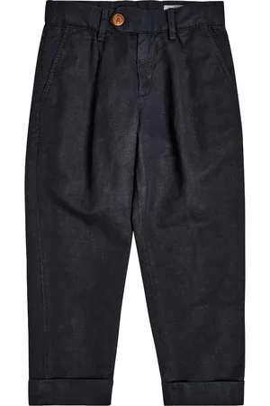 Brunello Cucinelli Hose aus Leinen und Baumwolle