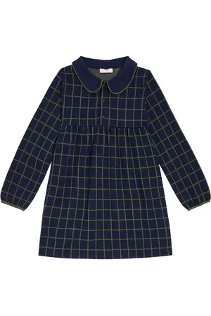 La Coqueta Kleid Marin aus Baumwolle