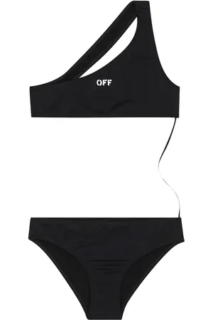 OFF-WHITE One-Shoulder-Bikini Off Stamp