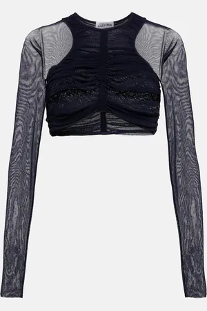Jean Paul Gaultier Cropped-Top aus Mesh