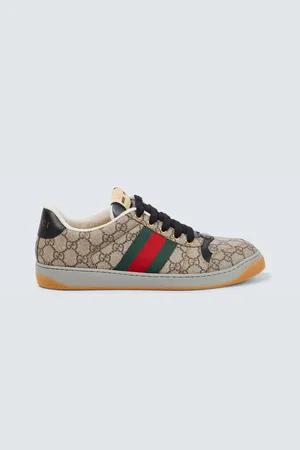 Gucci Sneakers Screener GG aus Canvas mit Leder