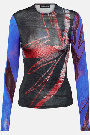 Louisa Ballou Bedrucktes Longsleeve aus Jersey