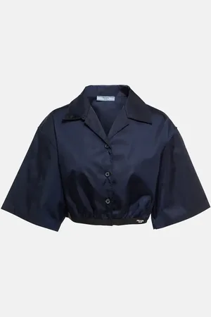 Prada Cropped-Bluse aus Re-Nylon