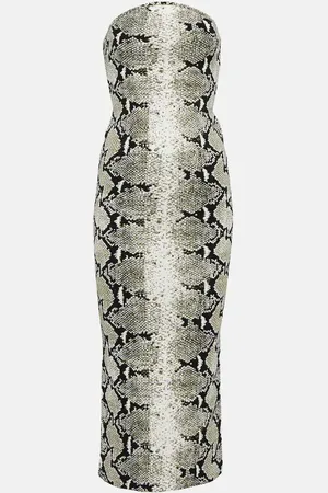 Khaite Bedrucktes Midikleid