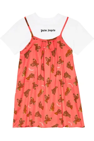 Palm Angels Bedrucktes Kleid aus Baumwolle