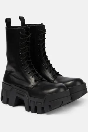 Balenciaga Schnürstiefel Bulldozer aus Leder