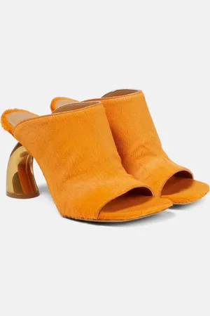 DRIES VAN NOTEN Pantoletten aus Kalbshaar