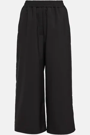 Loewe High-Rise Culottes aus Wolle