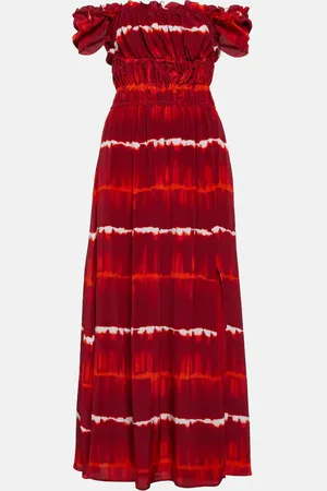 Altuzarra Bedrucktes Midikleid aus Seide