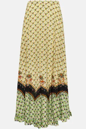 Etro Bedruckter High-Rise-Maxirock