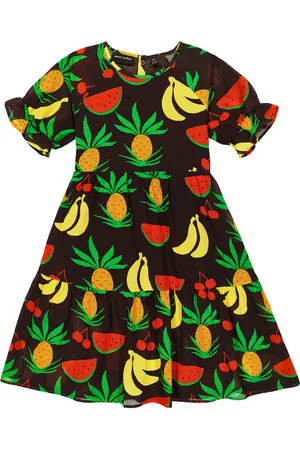 Mini Rodini Bedrucktes Kleid aus Baumwolle