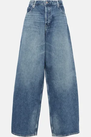 AG Jeans High-Rise Wide-Leg Jeans Mari