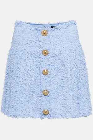 Balmain Minirock aus Bouclé