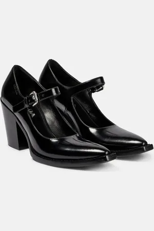 Prada Mary-Jane-Pumps aus Leder