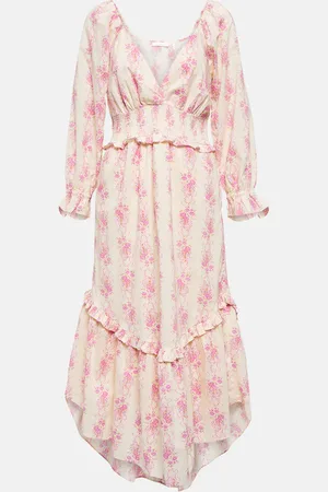 LOVESHACKFANCY Midikleid Firefly aus Baumwolle