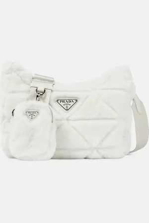 Prada Schultertasche Re-Edition 2000 aus Shearling