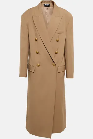 Balmain Oversize-Mantel aus Wolle