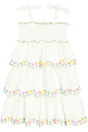 ZIMMERMANN Besticktes Kleid August aus Baumwolle