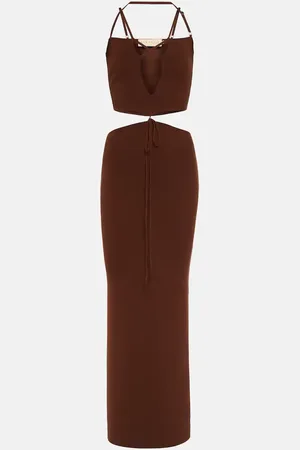 AYA MUSE Maxikleid Reis aus Strick