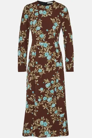 EMILIA WICKSTEAD Midikleid Roland aus Crêpe