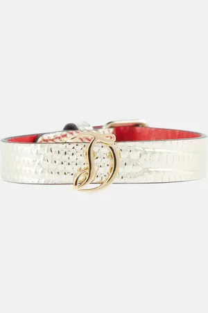 Christian Louboutin Armband Loubilink aus Leder
