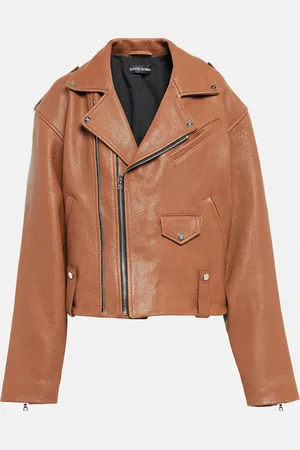 DAVID KOMA Oversize-Jacke aus Leder