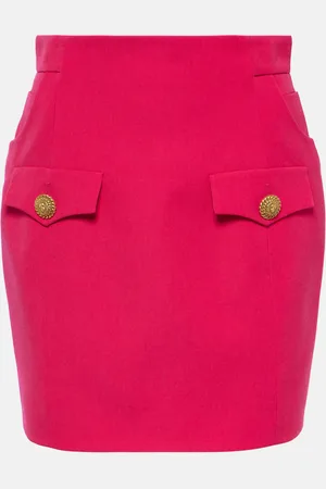 Balmain Minirock aus Schurwolle