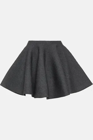Alaïa Alaïa Minirock aus einem Wollgemisch