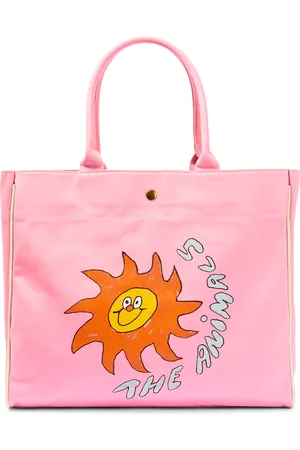 The Animals Observatory Bedruckte Tasche aus Baumwoll-Canvas