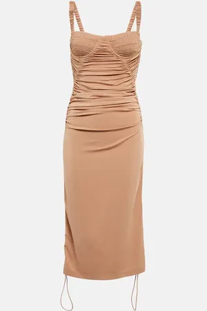 DION LEE Midikleid mit Rüschen