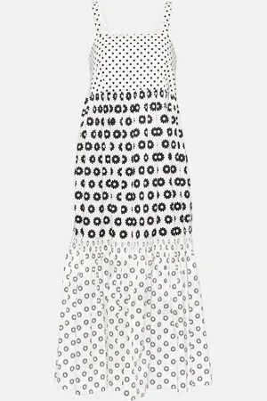 Tory Burch Midikleid aus einem Baumwollgemisch