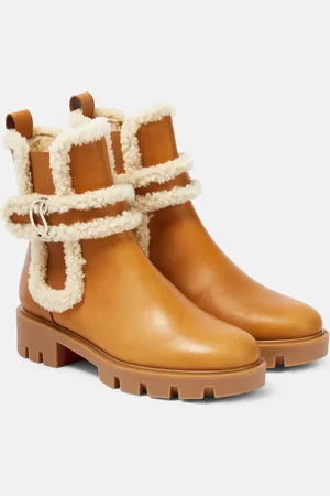 Christian Louboutin Ankle Boots CL Chelsea mit Shearling