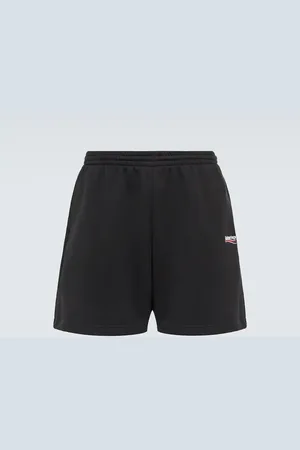 Balenciaga Bedruckte Shorts aus Baumwoll-Jersey