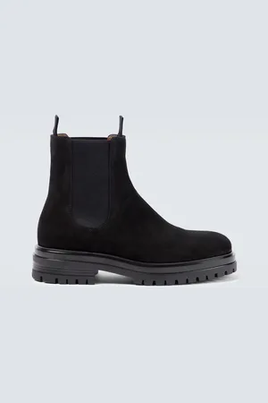 Gianvito Rossi Chelsea Boots Chester aus Veloursleder