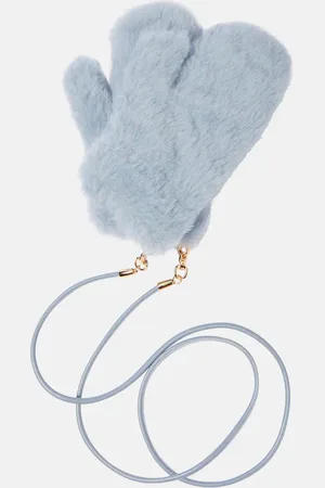 Max Mara Fäustlinge Ombrato aus Teddyfleece