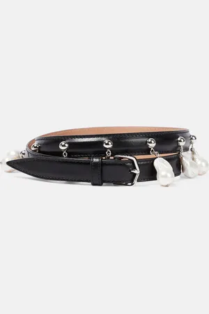 Alaïa Alaïa Verzierter Gürtel aus Leder