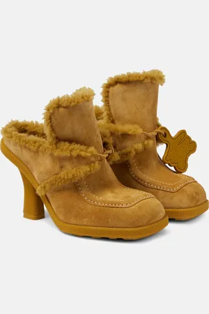 Burberry Mules EKD aus Veloursleder