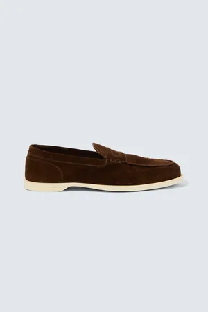 JOHN LOBB Loafers Pace aus Veloursleder